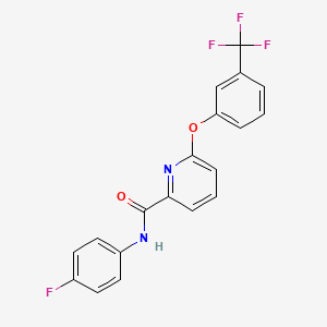 Chemical structure of Picolinafen