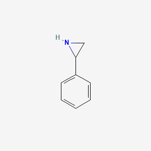 Chemical structure of 2-Phenylaziridine