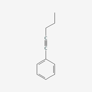 Chemical structure of 1-Phenyl-1-pentyne