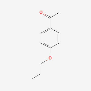 Chemical structure of 4'-Propoxyacetophenone