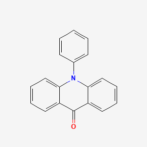Chemical structure of 10-Phenyl-9(10H)-acridone