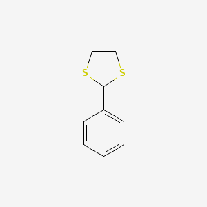 Chemical structure of 2-Phenyl-1,3-dithiolane