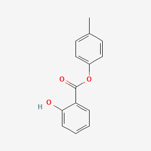 Chemical structure of p-Tolyl Salicylate