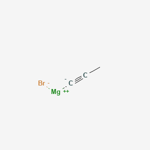 Chemical structure of 1-Propynylmagnesium bromide solution