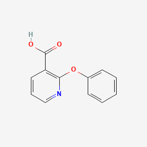 Chemical structure of 2-Phenoxynicotinic acid