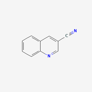 Chemical structure of 3-Quinolinecarbonitrile