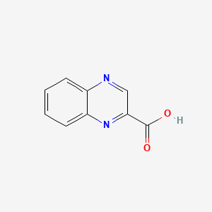 Chemical structure of 2-Quinoxalinecarboxylic acid
