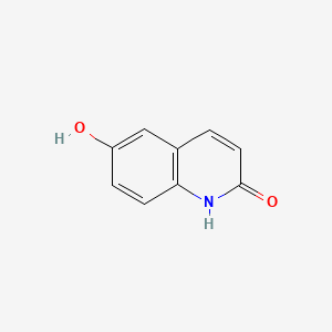Chemical structure of 2,6-Dihydroxyquinoline