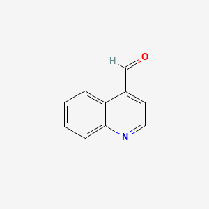 Chemical structure of 4-Quinolinecarboxaldehyde