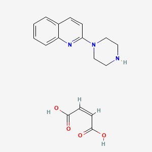 Chemical structure of Quipazine Maleate