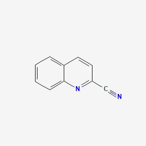 Chemical structure of 2-Quinolinecarbonitrile
