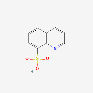 Chemical structure of 8-QUINOLINESULFONIC ACID