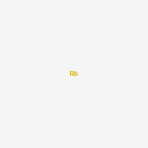 Chemical structure of Rhodium Chloride Hydrate