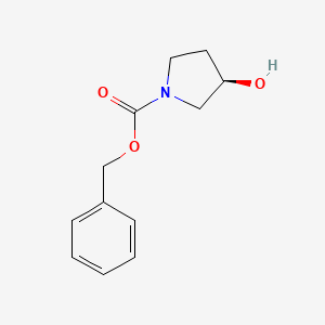 Chemical structure of (R)-(-)-1-Cbz-3-pyrrolidinol