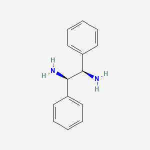 Chemical structure of (1R,2R)-(+)-1,2-Diphenylethylenediamine