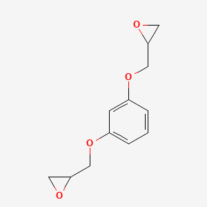 Chemical structure of Resorcinol diglycidyl ether