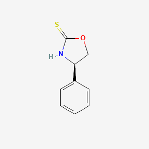 Chemical structure of (R)-4-Phenyloxazolidine-2-thione