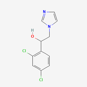 Chemical structure of 1-(2,4-Dichlorophenyl)-2-(1-imidazolyl)ethanol