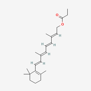 Chemical structure of Retinyl Propionate