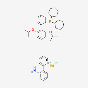 Chemical structure of RuPhos Pd G2