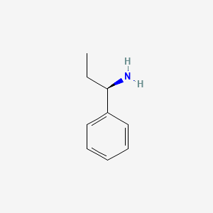 Chemical structure of (R)-1-Phenylpropylamine
