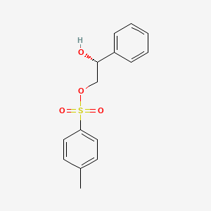 Chemical structure of (R)-(-)-2-Hydroxy-2-phenylethyl p-toluenesulfonate