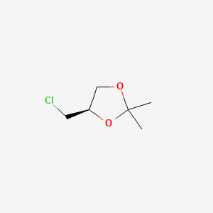 Chemical structure of (R)-(+)-4-(Chloromethyl)-2,2-dimethyl-1,3-dioxolane