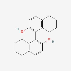 Chemical structure of (R)-(+)-5,5′,6,6′,7,7′,8,8′-Octahydro-1,1′-2-naphthol