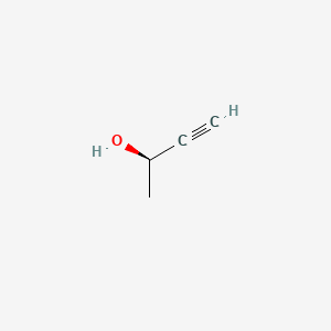 Chemical structure of (2R)-but-3-yn-2-ol