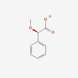 Chemical structure of (R)-(-)-α-Methoxyphenylacetic Acid