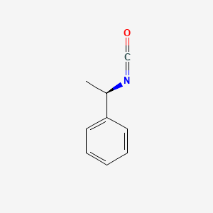Chemical structure of (R)-(+)-α-Methylbenzyl Isocyanate