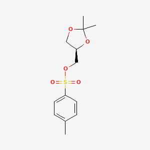 Chemical structure of (R)-(-)-2,2-Dimethyl-1,3-dioxolan-4-ylmethyl p-Toluenesulfonate