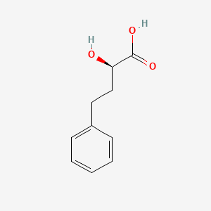 Chemical structure of (R)-2-Hydroxy-4-phenylbutyric Acid