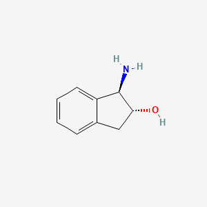Chemical structure of (1R,2R)-(-)-1-Amino-2-indanol