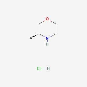 Chemical structure of (R)-3-Methylmorpholine Hydrochloride