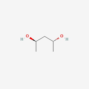 Chemical structure of (2R,4R)-(-)-2,4-Pentanediol