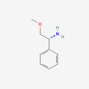 Chemical structure of (R)-(-)-2-Methoxy-1-phenylethylamine