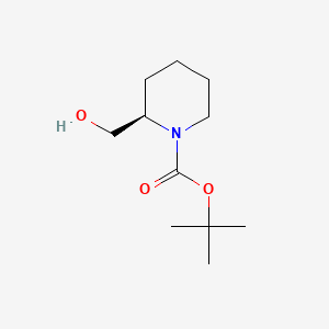 Chemical structure of (R)-N-Boc-Piperidine-2-methanol