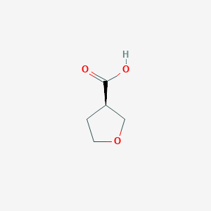 Chemical structure of (R)-Tetrahydrofuran-3-carboxylic acid
