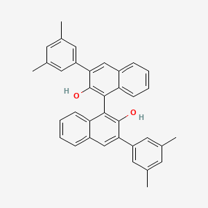 Chemical structure of (R)-3-3''-Bis[3,5-bis(methyl)phenyl]-1,1''-bi-2-naphthol