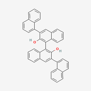 Chemical structure of (R)-[1,3':1',1'':3'',1'''-Quaternaphthalene]-2',2''-dio