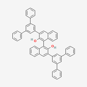 Chemical structure of (R)-3,3'-Bis([1,1':3',1''-terphenyl]-5'-yl)-[1,1'-binaphthalene]-2,2'-diol