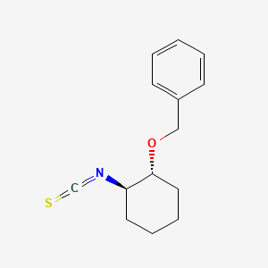 Chemical structure of (1R,2R)-(-)-2-Benzyloxycyclohexyl isothiocyanate