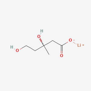 Chemical structure of (R)-Mevalonic acid lithium salt