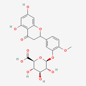 Chemical structure of Hesperetin 3'-O-glucuronide