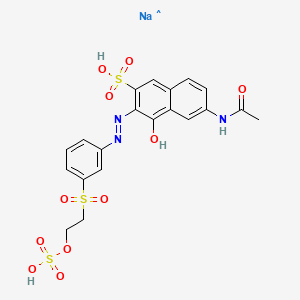 Chemical structure of Reactive Orange 16