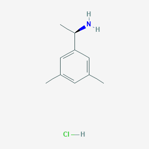 Chemical structure of (R)-1-(3,5-Dimethylphenyl)ethanamine hydrochloride