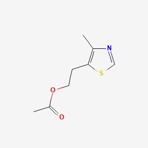Chemical structure of Sulfurol acetate