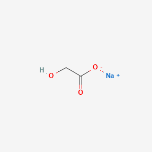 Chemical structure of Sodium glycollate