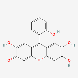 Chemical structure of Salicyl fluorone